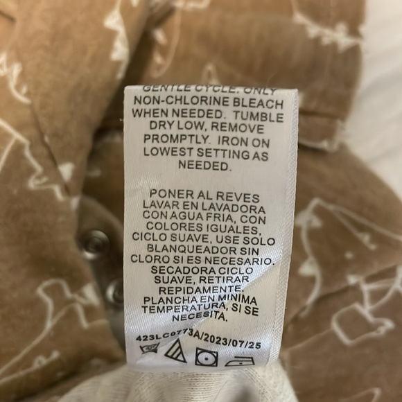 Little Chickadees Onesies Dino Tan/Brown & Carter’s Truck Onesie 6/9 mos - Picture 8 of 9